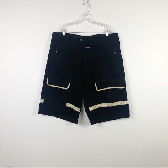Marithe Francois Girbaud Black Denim Jean Shorts - Picture 14 of 15
